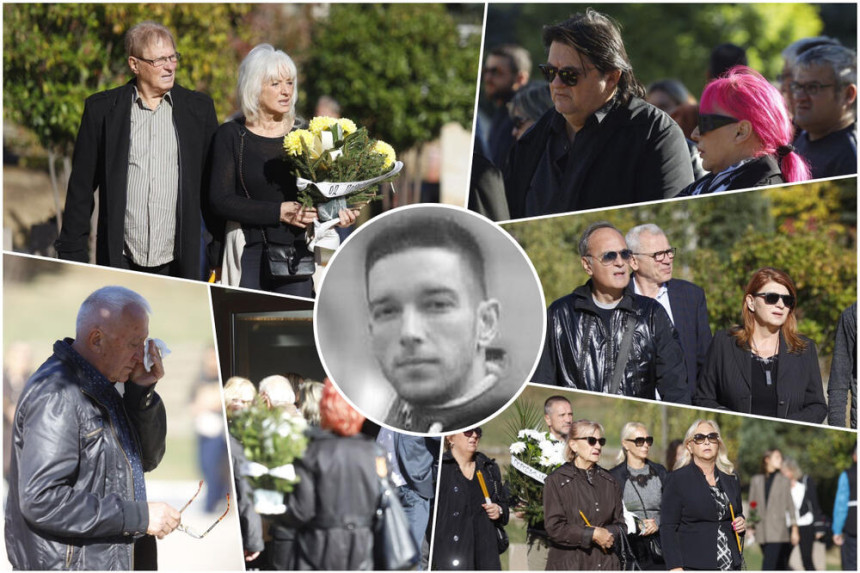 Pola estrade na sahrani sina Mirka Kodića