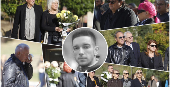 Pola estrade na sahrani sina Mirka Kodića
