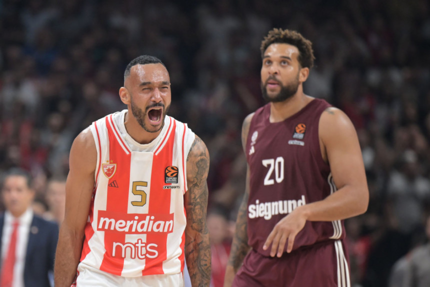 Košarkaši Crvene zvezde pobijedili Bajern u Beogradu