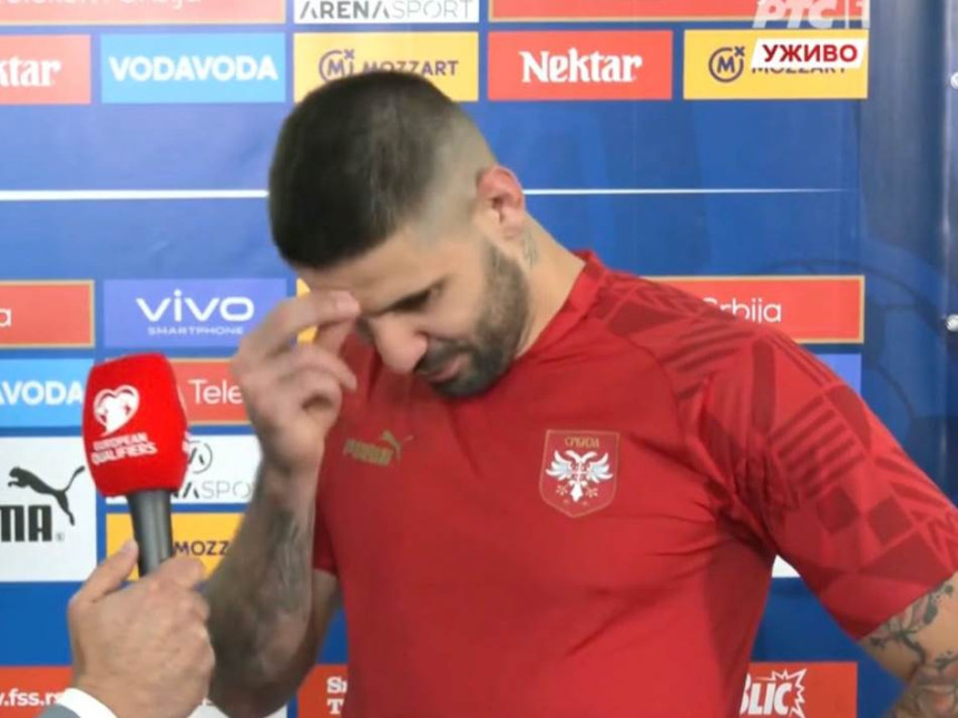 Aleksandar Mitrović povrijeđen pred ključni meč Srbije