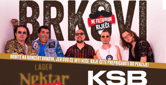 Vikend uz okus "Nektara Bez filtera": Dvostruki koncert Brkova u Banjaluci