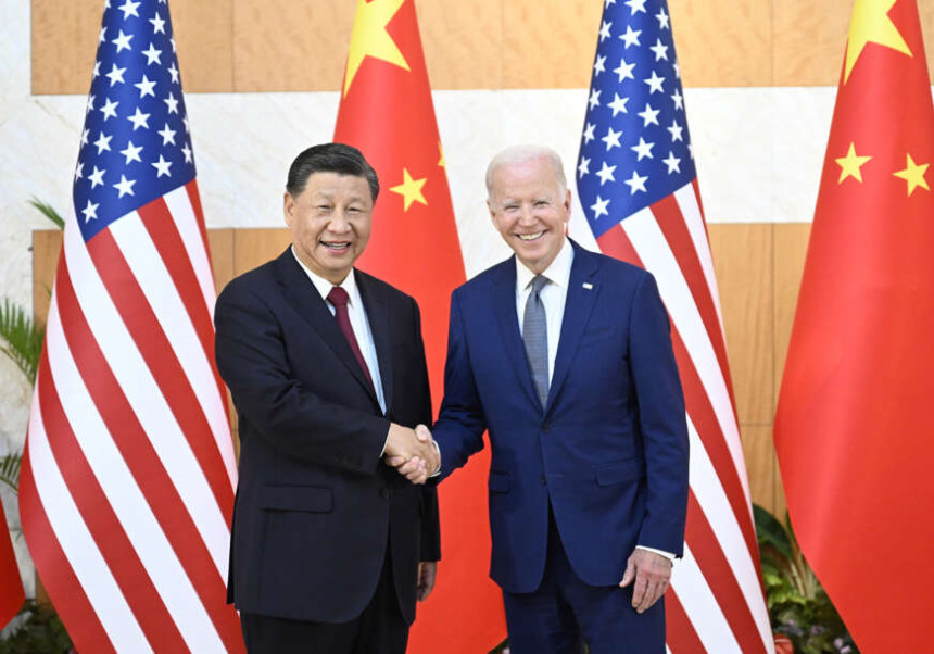 Si Đinping u Americi, sastanak sa Džo Bajdenom