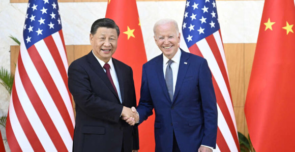 Si Đinping u Americi, sastanak sa Džo Bajdenom