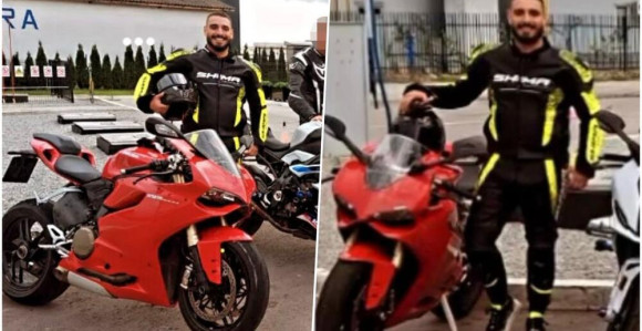 Darko Lazić divljao motorom po putu!