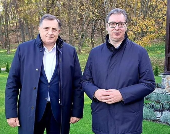 Vučić ugostio Dodika u Beogradu. O čemu su pričali dva sata?