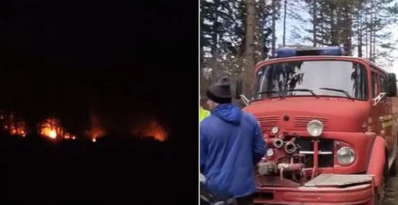 Vlasenica: Drvo palo na dalekovod i izazvalo požar