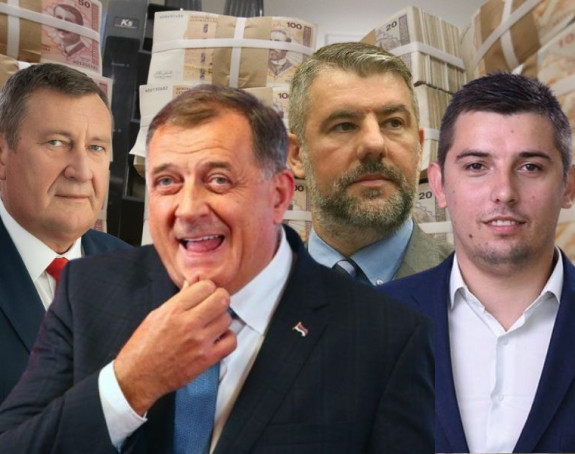 Dodiku 56 miliona KM, budžeti skresani Šeraniću, Mitroviću i Šuliću