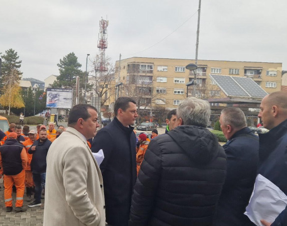Radnici traže veće plate, na potezu Skupštna grada