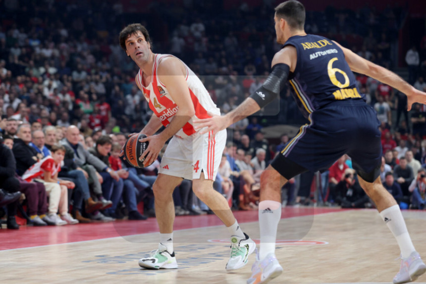 Košarkaši Crvene zvezde poraženi kod kuće od Reala