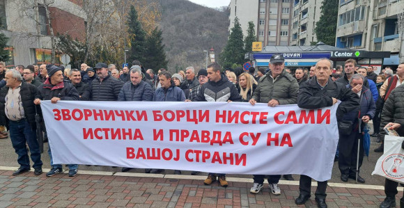 Zvornik: Protest zbog hapšenja srpskih boraca