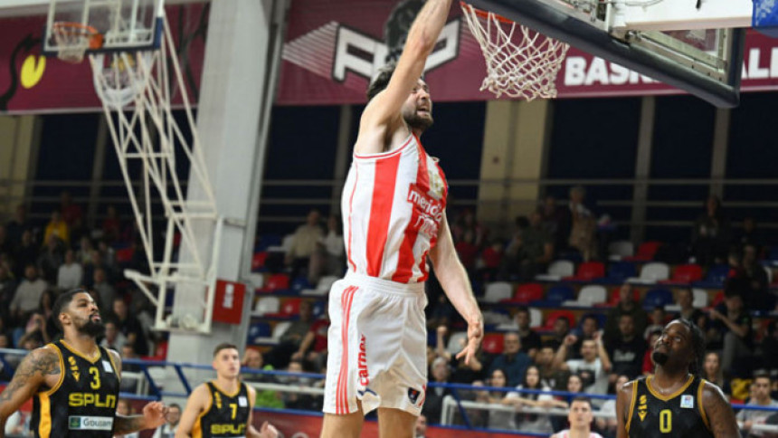 Crvena zvezda pobijedila Split u 13. kolu ABA lige