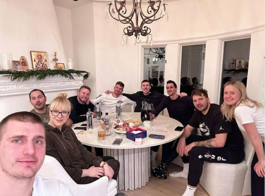 Jokić i Dončić zajedno slavili Svetog Nikolu
