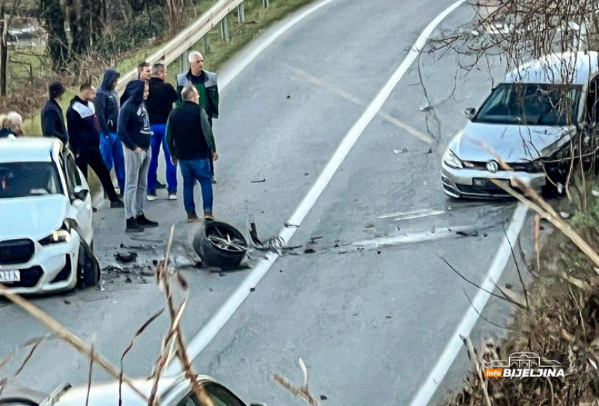 Epilog nezgode: Povrijeđene dvije osobe, jedna teže