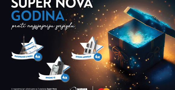 Proglašeni dobitnici prvog kruga nagradne igre „Super Nova godina“
