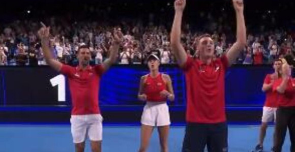 Srpski teniseri na terenu dočekali Novu godinu VIDEO