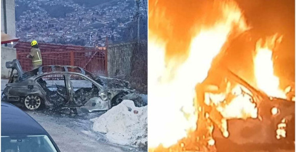 Sarajevo: Zapaljen automobil, a evo u čijem je vlasništvu