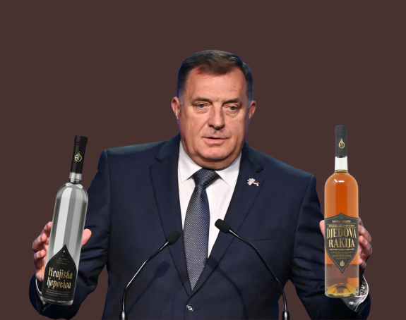Vlada traži Dodikovu rakiju za svoje restorane