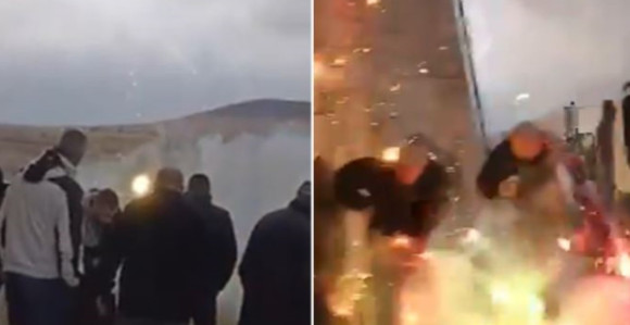 Hit na internetu: U Glamoču vatromet okrenuli naopako