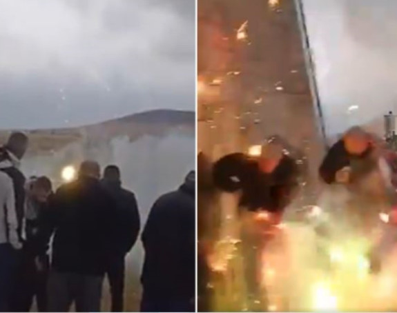 Hit na internetu: U Glamoču vatromet okrenuli naopako