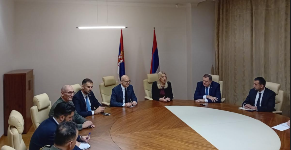 Источно Сарајево: Цвијановићева и Додик са Вучевићем