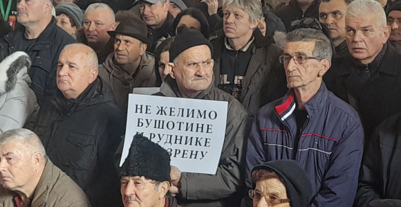 Protest u Boljaniću: Nećemo rudnik na našim imanjima