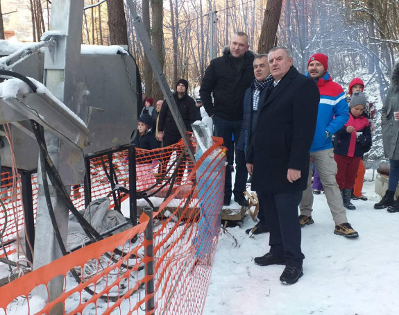 Višković svečano otvorio sankalište od 100.000 KM
