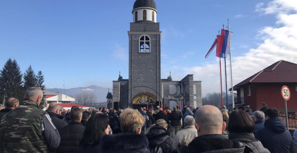 Parastos za ubijene Srbe u Skelanima kod Srebrenice