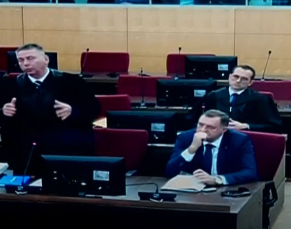 Dio današnjeg ročišta Dodiku u Sudu BiH (VIDEO)