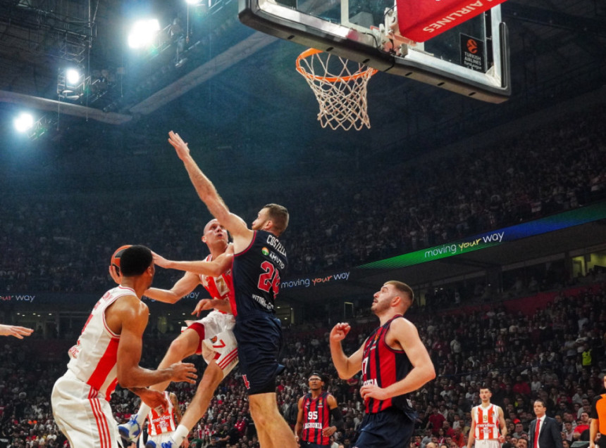 Košarkaši Crvene Zvezde poraženi od Baskonije