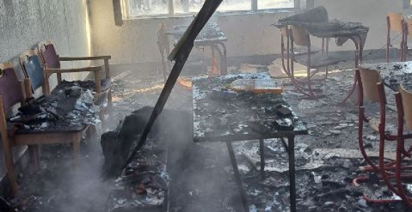 Избио пожар у Основној школи у Новом Граду