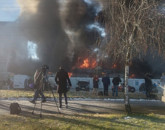 Lokalizovan požar u Kineskom tržnom centru u Beogradu