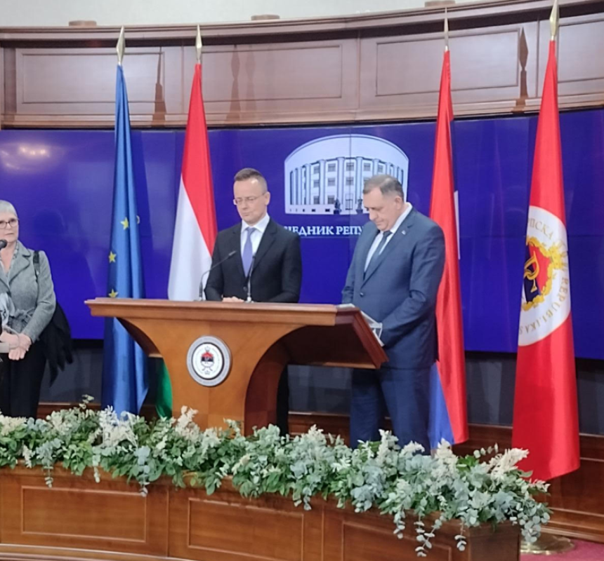 Dodik: Nećemo zaboraviti pomoć Mađarske; Sijarto: Protiv smo sankcija