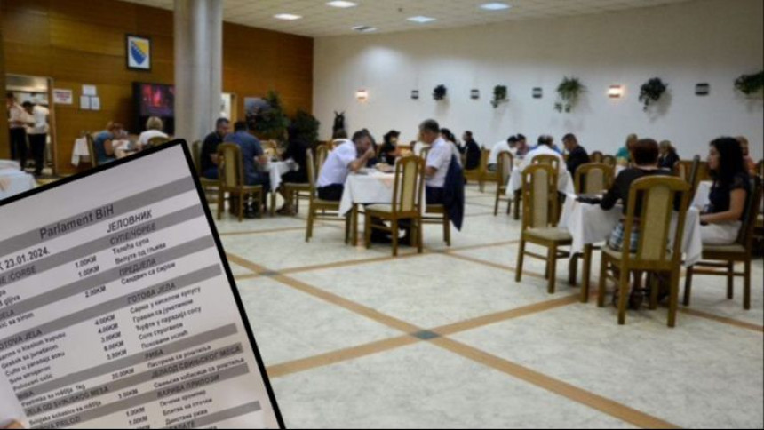 Političari u BiH se jeftino hrane, ali dobro zarađuju