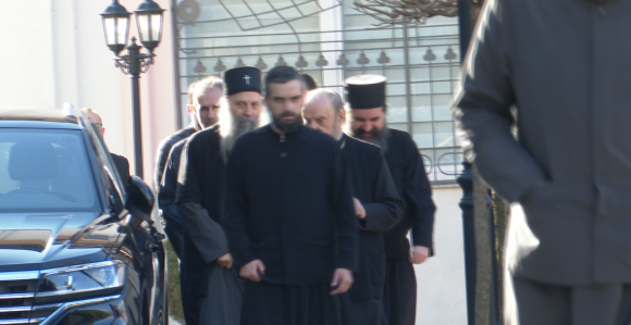 Патријарх Порфирије стигао на крсну славу у Бијељину