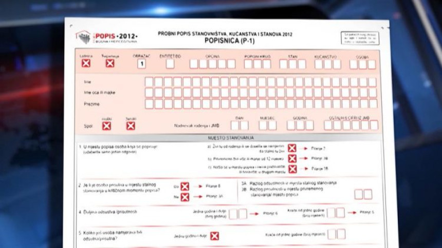 Rezultati popisa biće objavljeni u četvrtak