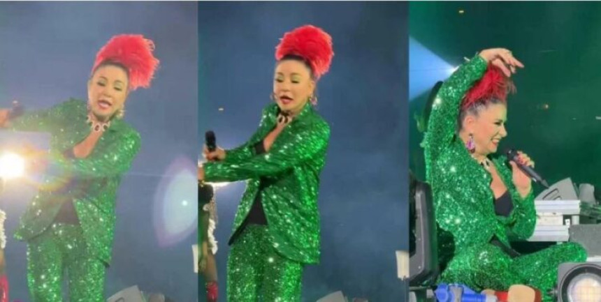 Versaće je kriv: Pjevačica pala pred punom Arenom