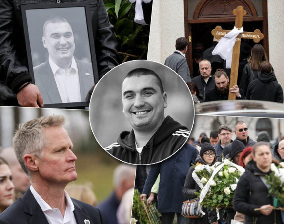 Sahranjen Dejan Milojević, Stiv Ker došao da oda počast