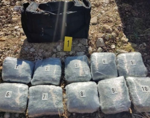 Trebinje: U torbi pronađeno oko 10 kg marihuane