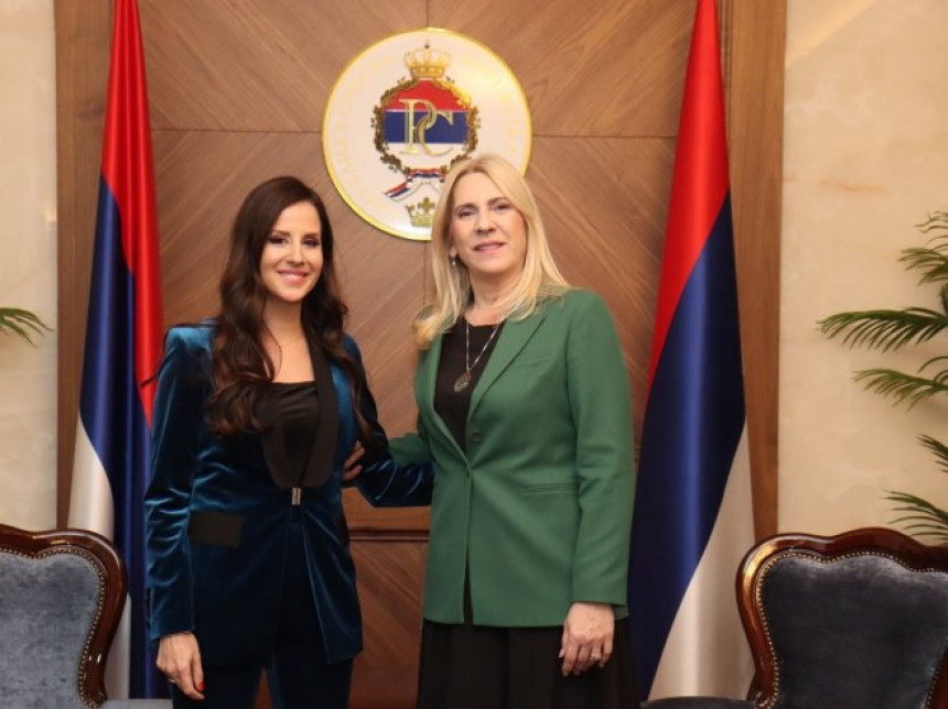 Željka Cvijanović ugostila Tamaru Vučić uoči skupa