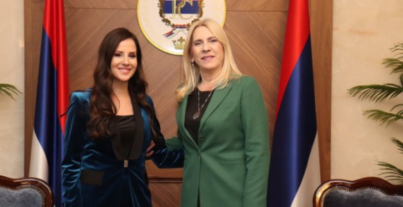 Željka Cvijanović ugostila Tamaru Vučić uoči skupa