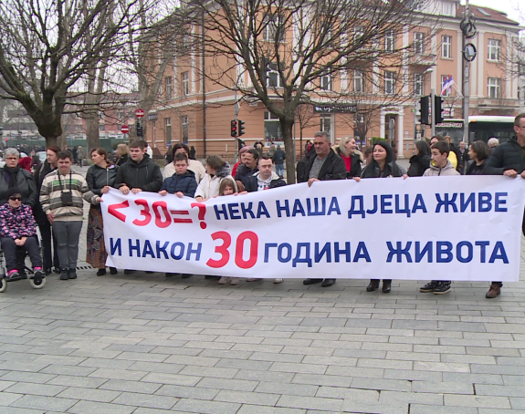 Banjaluka: Protest roditelja djece sa poteškoćama