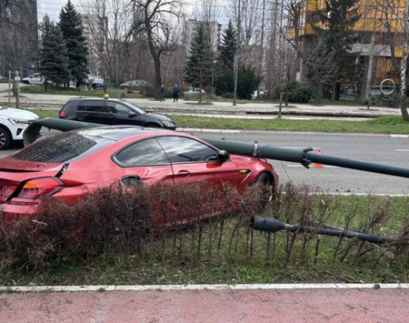 Slupao skupocjeni BMW u Sarajevu (VIDEO)