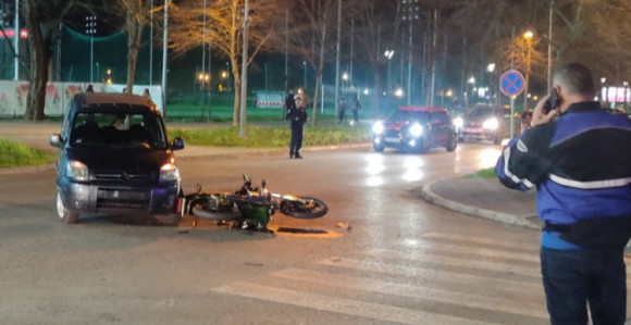 Sudar u Banjaluci, povrijeđen motociklista