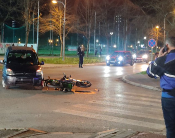 Sudar u Banjaluci, povrijeđen motociklista