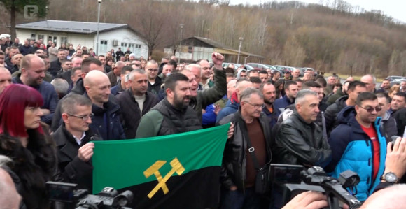 Rudari u RiTE Ugljevik ne odustaju od štrajka i zahtjeva