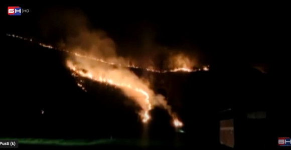 Veliki požar u Konjević Polju (VIDEO)