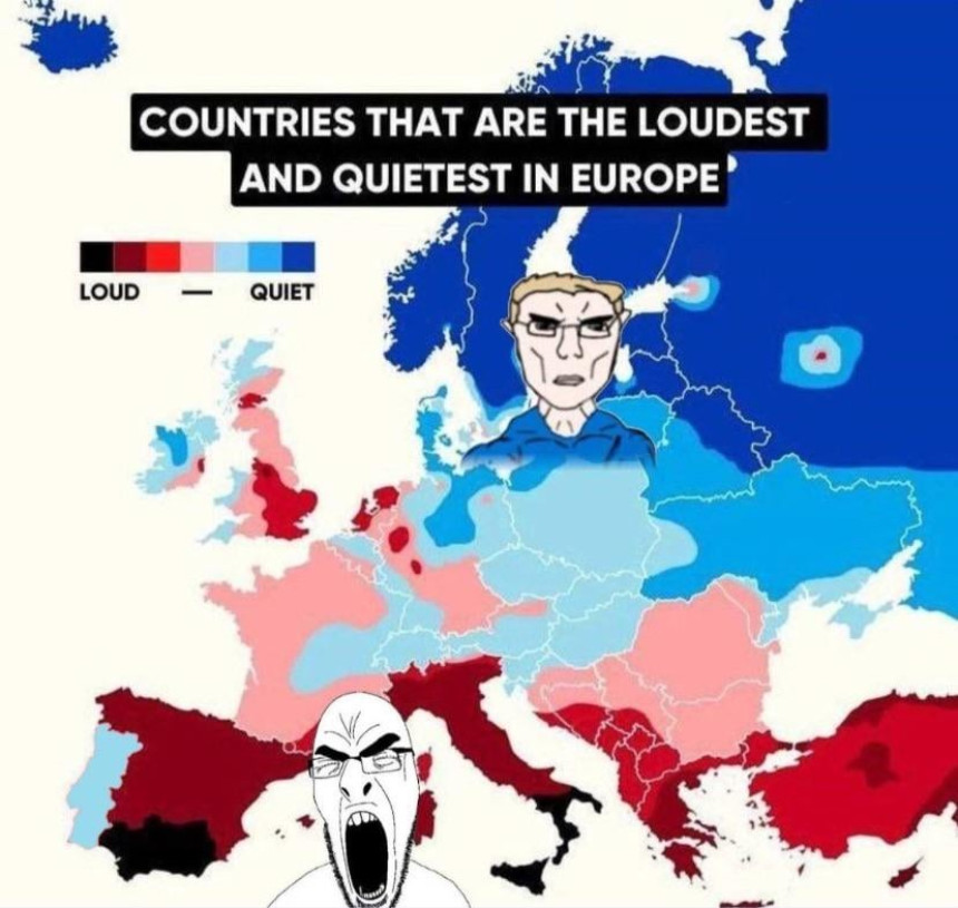 Što južnije - to glasnije: Gdje su ljudi najtiši?