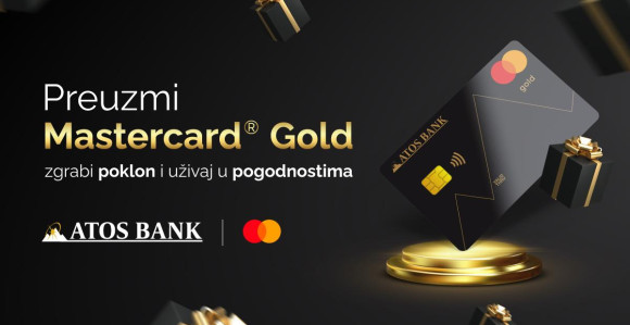 Preuzmi Mastercard Gold, zgrabi poklon i uživaj u pogodnostima!