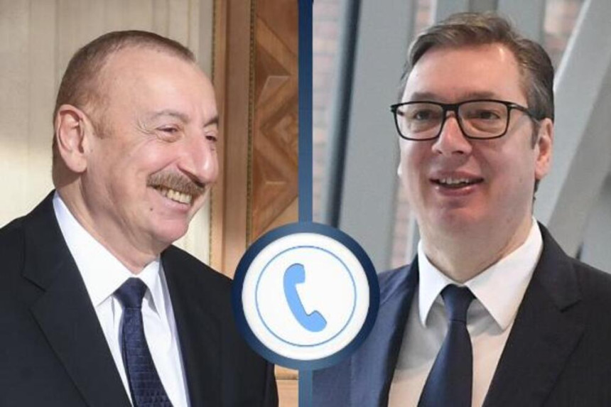 Vučić obavijestio Alijeva o brojnim pritiscima na Srbiju
