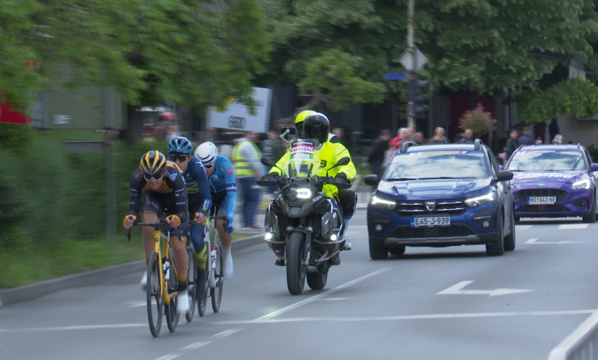 Pobjednik prve etape biciklističke trke - Dilan Hopkins